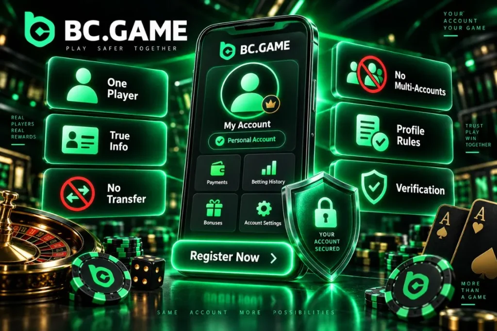 BC Game Account Registration