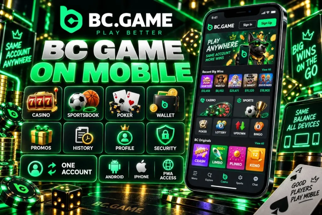 BC Game on Mobile Devices