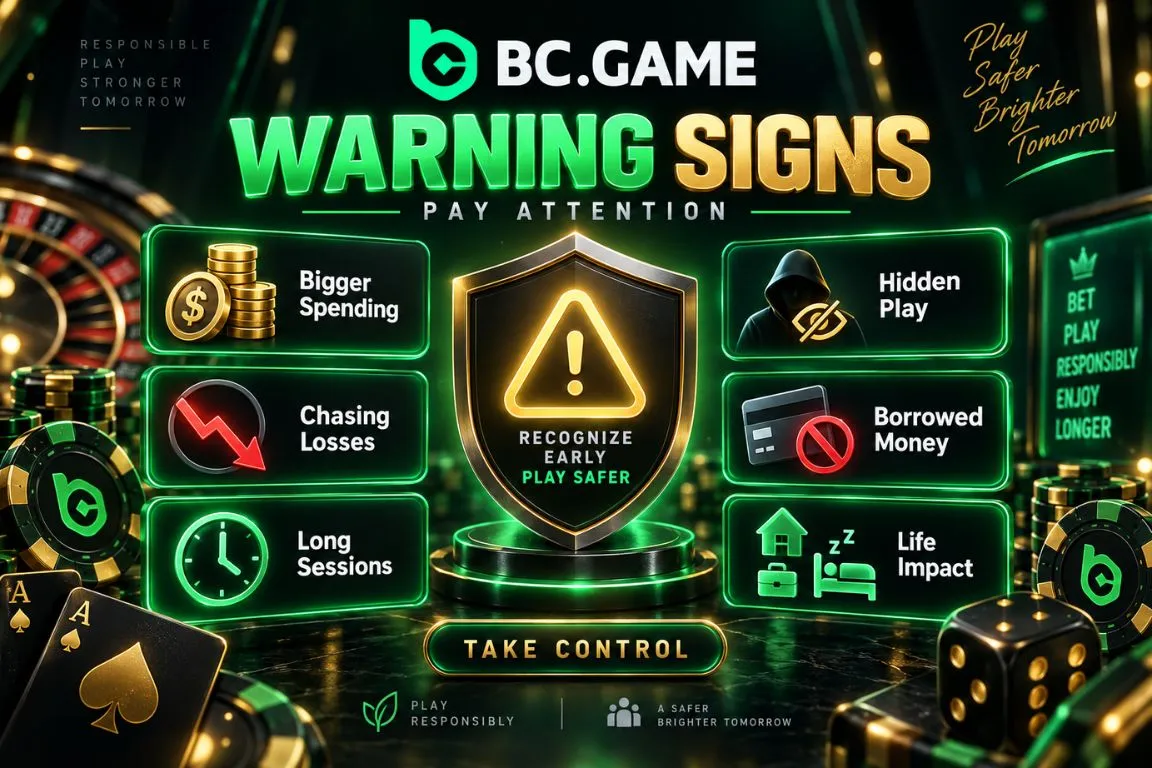 BC Game Signs of Problem Gambling