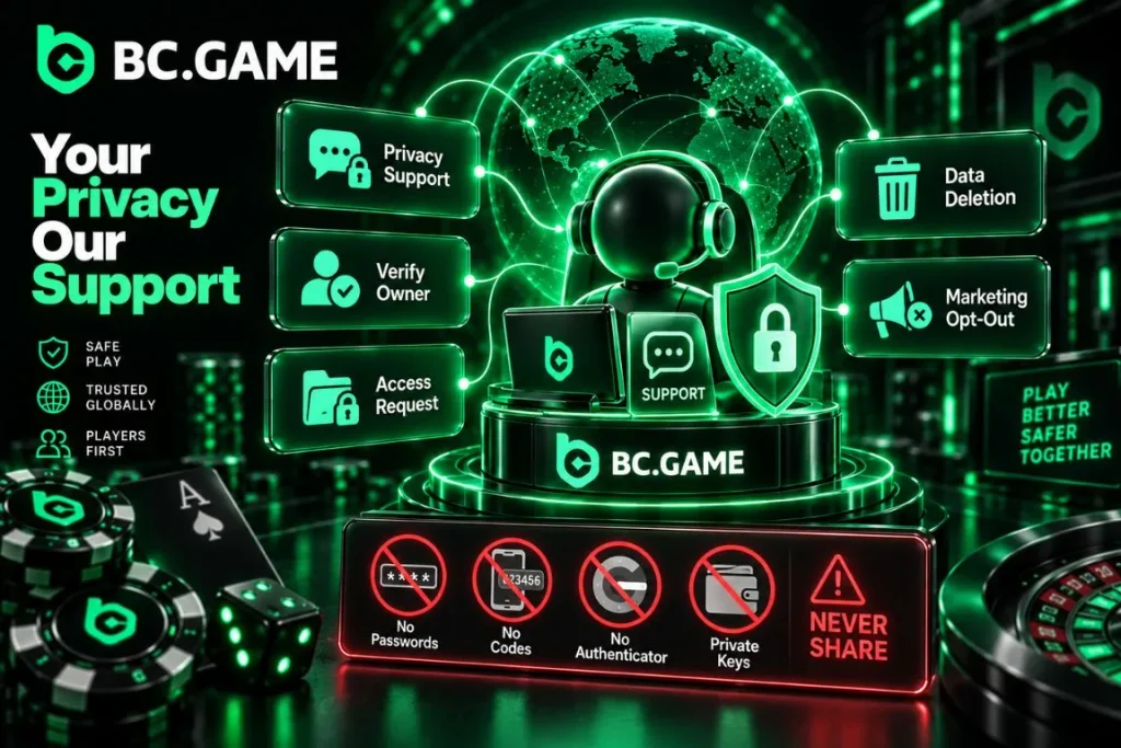 Contact BC Game About Privacy